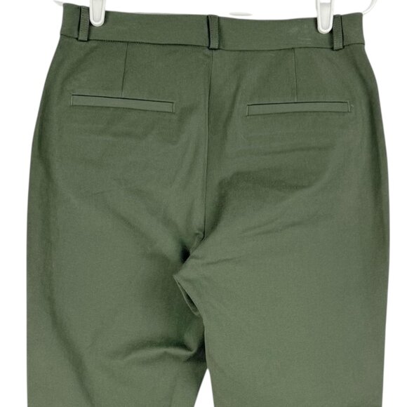 Banana Republic Women's Stretch Pockets High-Rise Green Slim Sloan Pants Size 8 - Picture 4 of 10